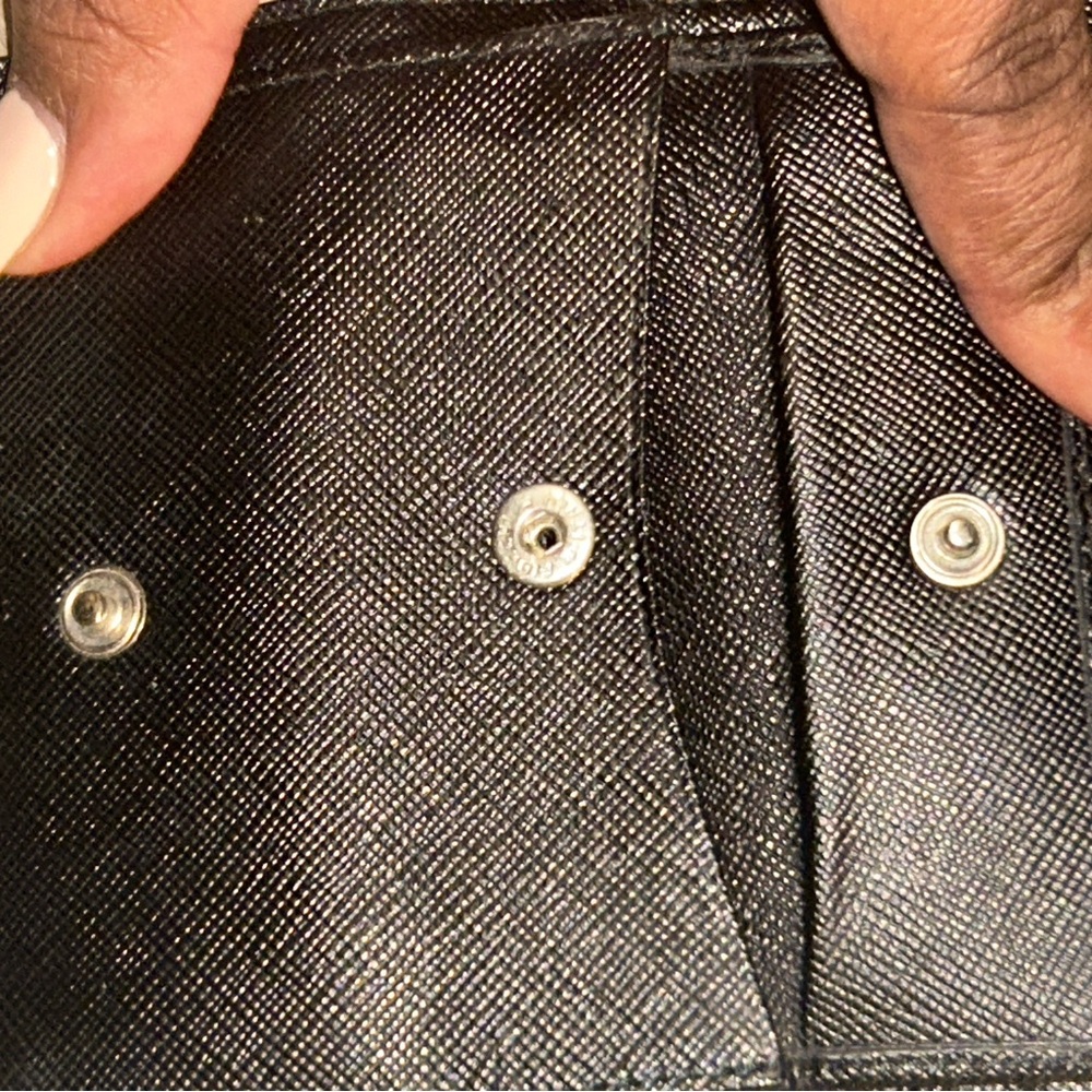 Prada‎ Nylon Black Trifold Wallet - Picture 9 of 14